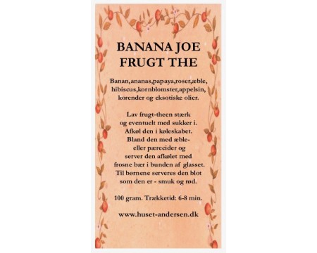 Banana Joe - 100gr. opposet